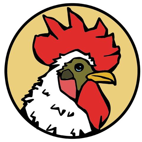 Gallo - sketched profile of a rooster