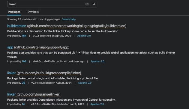 [ImageSource: Socket]

Search Results containing Links to a Malicious Package.

Go Ecosystem hit too.

In parallel news, Socket also discovered 11 malicious Go packages that use string-array obfuscation to silently execute remote payloads at runtime. These packages spawn a shell, fetch a second-stage script or executable from .icu or .tech domains, and run it in memory, targeting both Linux CI servers and Windows workstations.

<https://socket.dev/blog/11-malicious-go-packages-distribute-obfuscated-remote-payloads>

‼️The majority of the packages are typosquats, meaning they bet on developer mis-types and confusion to trick them into downloading them.‼️

The malicious packages and their locations are listed below:

• github.com/stripedconsu/linker
• github.com/agitatedleopa/stm
• github.com/expertsandba/opt
• github.com/wetteepee/hcloud-ip-floater
• github.com/weightycine/replika
• github.com/ordinarymea/tnsr_ids
• github.com/ordinarymea/TNSR_IDS
• github.com/cavernouskina/mcp-go
• github.com/lastnymph/gouid
• github.com/sinfulsky/gouid
• github.com/briefinitia/gouid

👾Most of them are still live, so Go developers are advised to be very cautious and double-check their building blocks before using them in their environments.👾