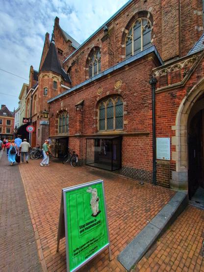 The museum is located in a beautiful converted Gothic church in the middle of Utrecht.