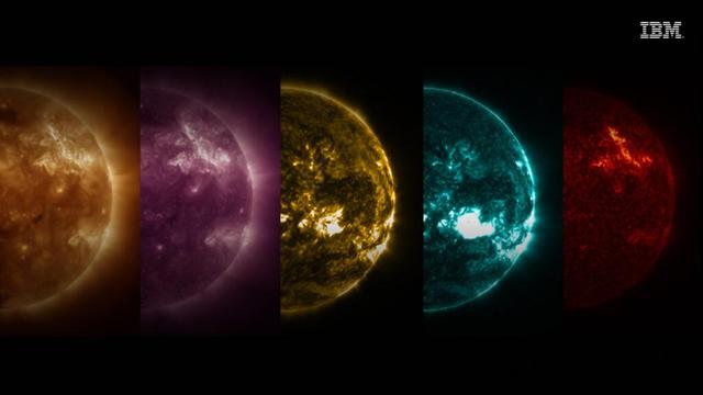 The sun&#039;s dynamic surface.