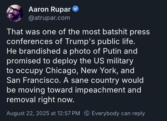 We blew past sane quite a while ago