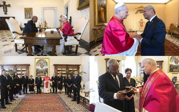 At Vatican Meeting, President of Seychelles Hails Leadership of Pope Leo XIV amid “global challenges”