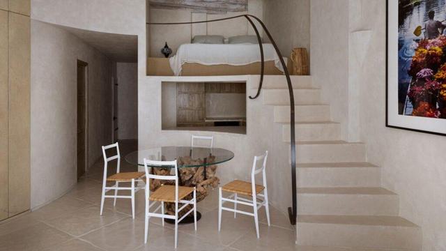 In dieser 65-Quadratmeter-Wohnung in Portofino fühlt man sich wie in einer Muschel