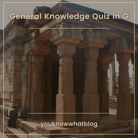 General Knowledge Quiz in G promotion post by youknnowwhatblog