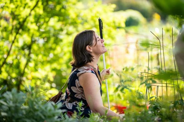 With help from master gardeners, blind students are growing confidence one seed at a time