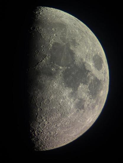 The Moon Tonight. (Amazing Close Up Included!)
