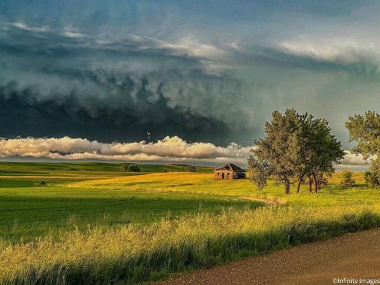 [OC] After a tornado North Dakota USA