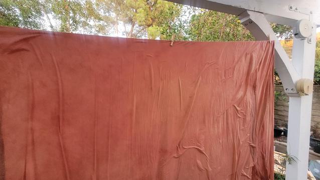 Orange fabric