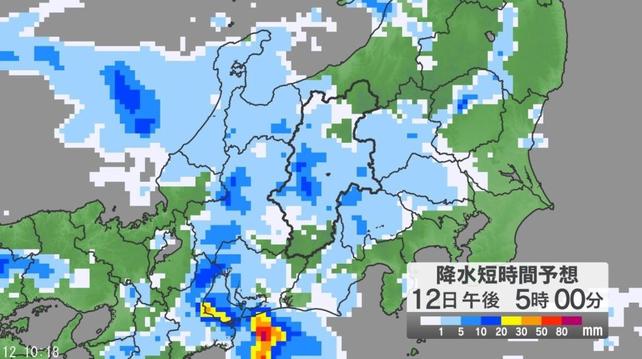 「警報級の大雨」の可能性 長野県では12日夜遅くにかけて大気の状態が不安定 24時間予想降水量は北部・中部60ミリ、南部50ミリ（13日午前6時まで・多い所で）（NBS長野放送） - Yahoo!ニュース - Yahoo!ニュース