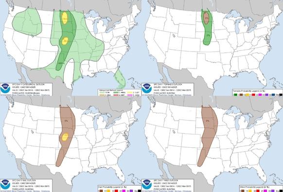 Heavy Rainfall Continues in South Florida, Southern Rockies, and the Northern Plains
A stationary front will continue to bring heavy to excessive rainfall to South Florida into Saturday with localized and urban flooding possible. Heavy to excessive rainfall is forecast through Saturday over the southern Rockies into the northern Plains. Instances of flash flooding are possible, especially in higher terrain and burn scars.