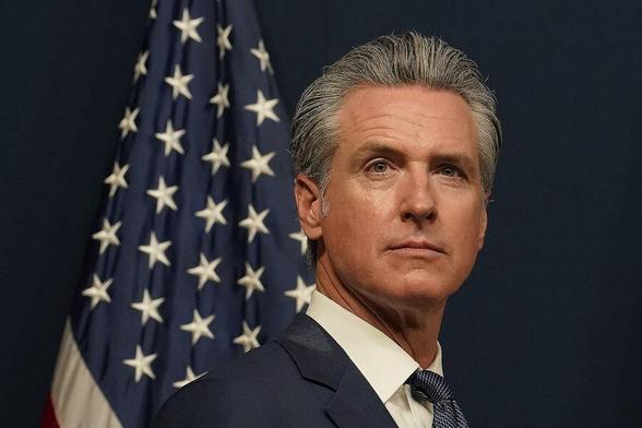 Newsom takes on Trump, rising in Democratic eyes – at least for now