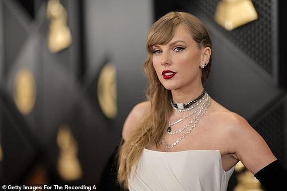 A process server was arrested at Travis Kelce's, 35, home while attempting to serve Taylor Swift, 35, deposition papers from Justin Baldoni's legal team; Swift is seen in 2024