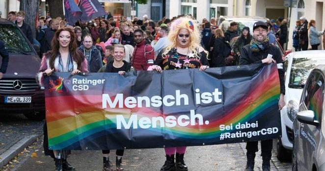 Erster Christopher Street Day in der Innenstadt
