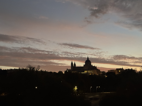 Palacio Real 45 minutes before sunrise