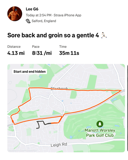 Strava run route Strava run route