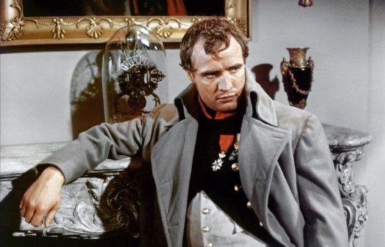 Young Marlon Brando as Napoleon, smouldering