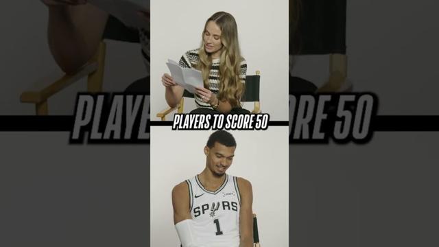 Victor Wembanyama plays career trivia!