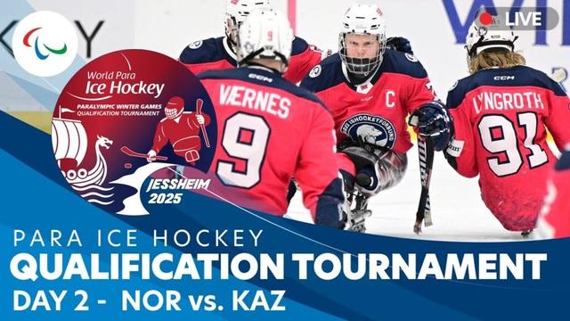 Para Ice Hockey | Norway vs Kazakhstan | Day 2 | Qualification Tournament | Jessheim 2025
