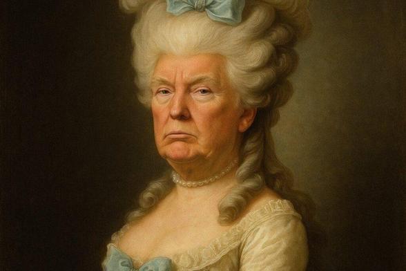 Newsom uses AI picture of Trump as Marie Antoinette to blast his Mar-a-Lago trip