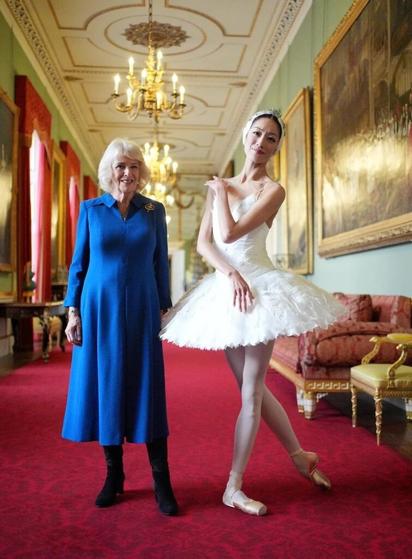 Queen Camilla hosted a reception in honour of the 75th anniversary of the English National Ballet