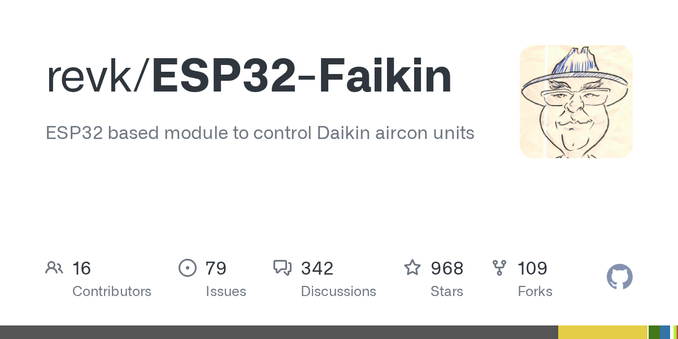 ESP32 based module to control Daikin aircon units. Contribute to revk/ESP32-Faikin development by creating an account on GitHub. ESP32 based module to control Daikin aircon units. Contribute to revk/ESP32-Faikin development by creating an account on GitHub.