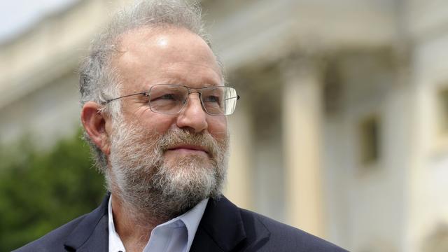 Ben &amp; Jerry's co-founder Jerry Greenfield speaks on Capitol Hill in Washington, Thursday, July 10, 2014, about a House proposal that would deny Americans the right to know about the genetically engineered ingredients in their food during a news conference. (AP Photo/Susan Walsh)