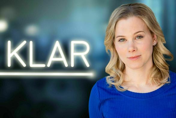 Julia Ruhs auf dem Keyvisual für Klar