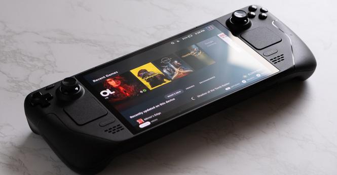 The Steam Deck OLED. The Steam Deck OLED.