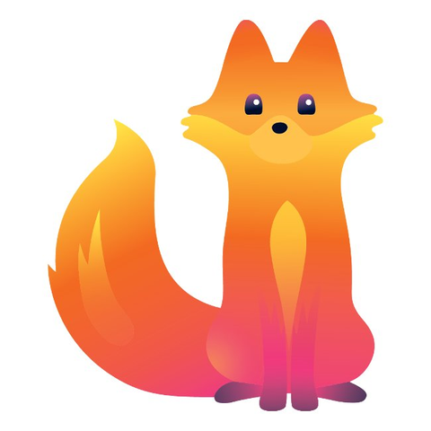 Say hi to kit. The Firefox brand is getting a refresh and you get the first look. Kit is a stylized illustration of a fox sitting upright, with an orange gradient color scheme with puppy eyes. Say hi to kit. The Firefox brand is getting a refresh and you get the first look. Kit is a stylized illustration of a fox sitting upright, with an orange gradient color scheme with puppy eyes.