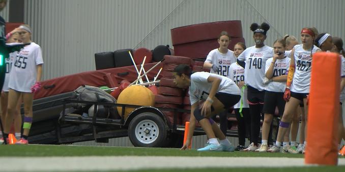 USA Football holds Flag Football Talent ID Camp at Chiefs Training Facility USA Football holds Flag Football Talent ID Camp at Chiefs Training Facility