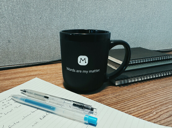 A coffee mug from Matter