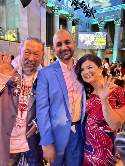 Sure, Murakami asked for a selfie.